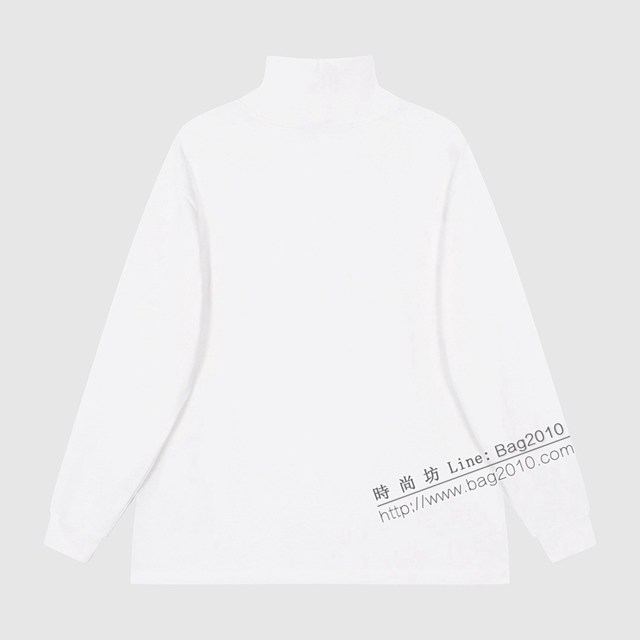Prada專櫃普拉達2023FW新款印花高領長袖打底衫 男女同款 tzy3012